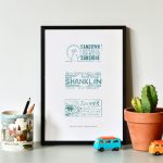 Isle of Wight resorts vintage postmark print - The Inky Postmark
